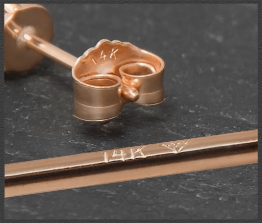 Brillant Ohrstecker in 585 Gold; 2,03ct, H & Si1-2